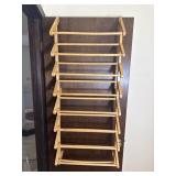 Over-Door Hanger Wood Drying Rack Organizer