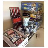 Puzzle & Game Collection Closet Shelf Lot