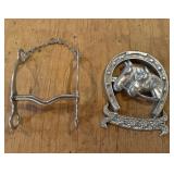 Horse Bit & Horseshoe Key Hanger