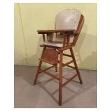 Vintage Wooden High Chair
