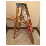 Wood Step Ladder 3 ft.About 3 feet tall,