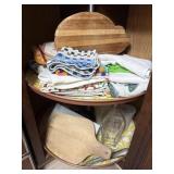 Kitchen Linens & Cutting Boards Lot