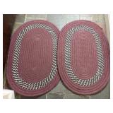 Braided Oval Rug Set