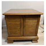 Ethan Allen Wood Cabinet End Table