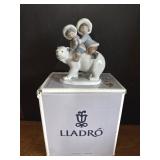 Lladro Eskimo Riders Figurine In Box