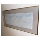 Signed Pueblo Paper Relief Art