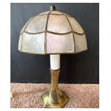 Capiz Shell Table Lamp Small
