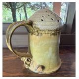 Pottery Vessel With Cork Plug