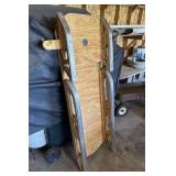 Hand Built Wood Snow Sled
