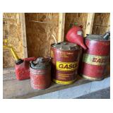 Vintage Metal Gas Cans