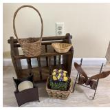 Decor Baskets & Magazine Rack