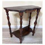 Vintage Wood Console Table