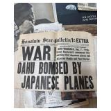 Historic Newspapers WWII Pearl Harbor, JFK, 9/11