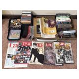 Media, CDs, VHS & Life Magazines