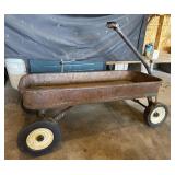 Vintage Metal Pull Wagon