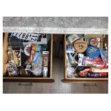 Household Supply Drawer Lot Two Drawers