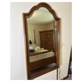 Thomasville Oak Mirror For Dresser