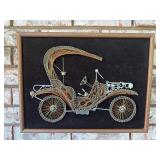 String Art Car Wall Hanging