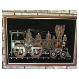 String Art Train Wall Hanging