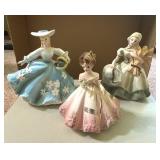 Vintage Lady Figurines Lefton Josef