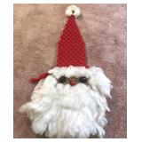Macrame Santa Wall Decor 3 Ft. Mid Century