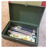 Bookmarks In Metal Lock Box