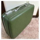 Vintage Green Hard Shell Suitcase
