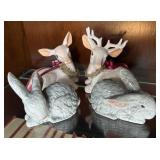 Ceramic Deer & Rabbit Figurines
