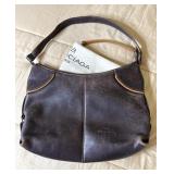 Balenciaga Leather Handbag Brown Designer Purse