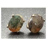 Sterling Silver Wells Vintage Earring Studs