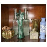 Art Glass & Vase Decor Lot
