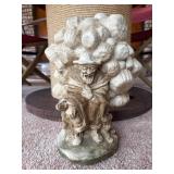Farm Worker & Dogs Ceramic Sculpture Gomar