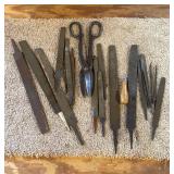 Rasp Files & Large Tin Snips Wiss Shears Lot