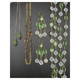 Open Bezel Vintage Gem Style Jewelry Collection