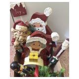 Christmas Santas Mrs. Claus Nutcracker