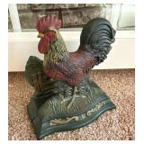 Wright Cast Iron Rooster Doorstop Door Stop