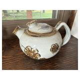Floral Stoneware Teapot