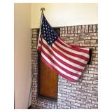 American Flag & Pole Display