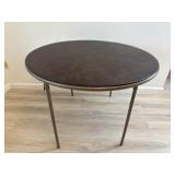 Round Folding Card Table
