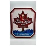 Black Label Beer Sign 15.5x13.25
