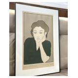 David Lance Goines Lithograph w/ Gold Foil Poster