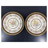 Minton Porcelain Plates Pair