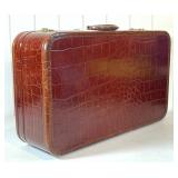 Cavanaugh Luggage Faux Alligator Suitcase