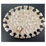 MCM Signed Christiansen Sterling Silver Brooch