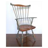 Vintage Upper Deck Windsor Wood Doll Chair