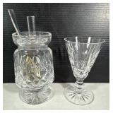 Waterford Crystal Jam Jar & Liquor Glass