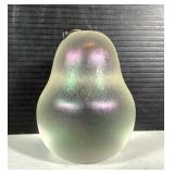 Zellique Studio Art Glass Pear Signed