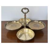 Silver Plate Condiment Holder