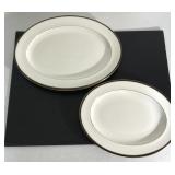 Minton Platters Saturn Pattern Plates Four Total