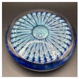 Signed Epiphany Studio Art Glass Paperweight